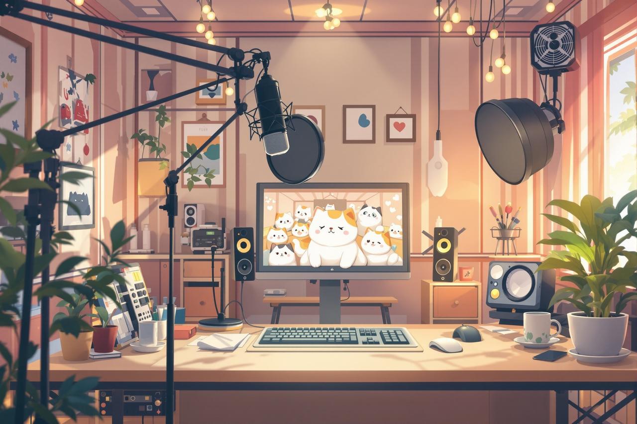 红果原创漫剧新闻 - 配音大咖加盟！知名声优为《猫咪面包店》注入灵魂
