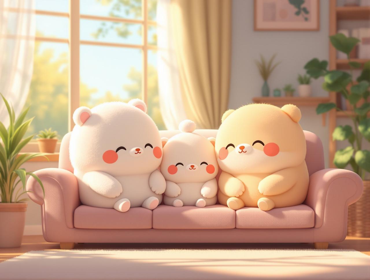 红果原创漫剧作品 - 毛毛一家的日常